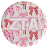 Zeta Tau Alpha Coquette Sorority Button