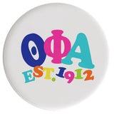 Theta Phi Alpha Happy Days Sorority Button