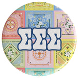 Sigma Sigma Sigma Summer Days Sorority Button