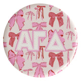 Alpha Gamma Delta Coquette Sorority Button
