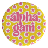 Alpha Gamma Delta Starlight Sorority Button