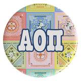 Alpha Omicron Pi Summer Days Sorority Button