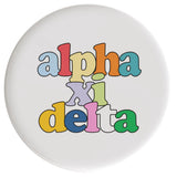 Alpha Xi Delta Live In Color Sorority Button