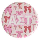 Alpha Sigma Tau Coquette Sorority Button
