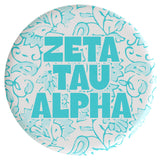 Zeta Tau Alpha Through The Vines Sorority Button