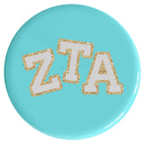 Zeta Tau Alpha Varsity Letter Sorority Button