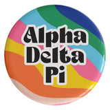 Alpha Delta Pi In The Groove Sorority Button