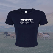 Kappa Alpha Theta Wild Horses Sorority Baby Tee