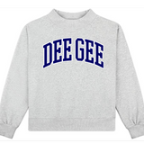 Campus Sorority Embroidered Mock Neck