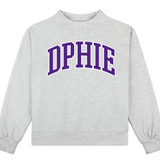 Campus Sorority Embroidered Mock Neck