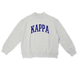 Campus Sorority Embroidered Mock Neck