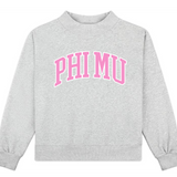 Campus Sorority Embroidered Mock Neck