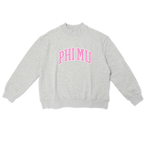 Phi Mu Sorority Campus Mock Neck
