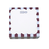 Pi Beta Phi Scallop Note Cube – 4x4 Sticky Note Block (500 Sheets)