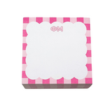 Phi Mu Scallop Note Cube – 4x4 Sticky Note Block (500 Sheets)