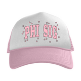 Phi Sigma Sigma Cosmic Cowgirl Sorority Trucker Hat