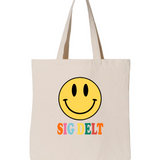 Sigma Delta Tau All Smiles Sorority Tote
