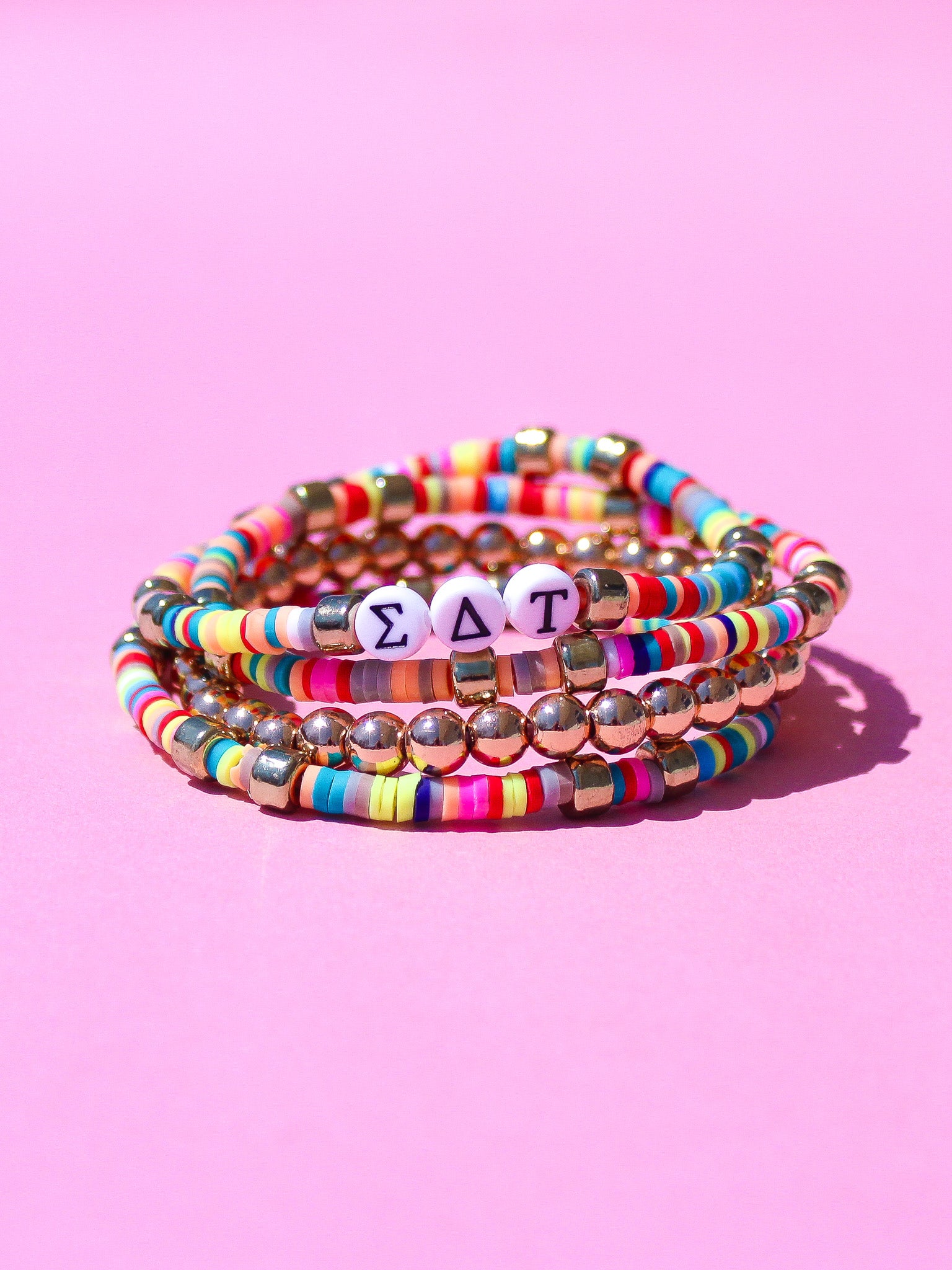 Sigma Delta Tau Miley Bracelet Stack