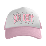 Sigma Delta Tau Cosmic Cowgirl Sorority Trucker Hat