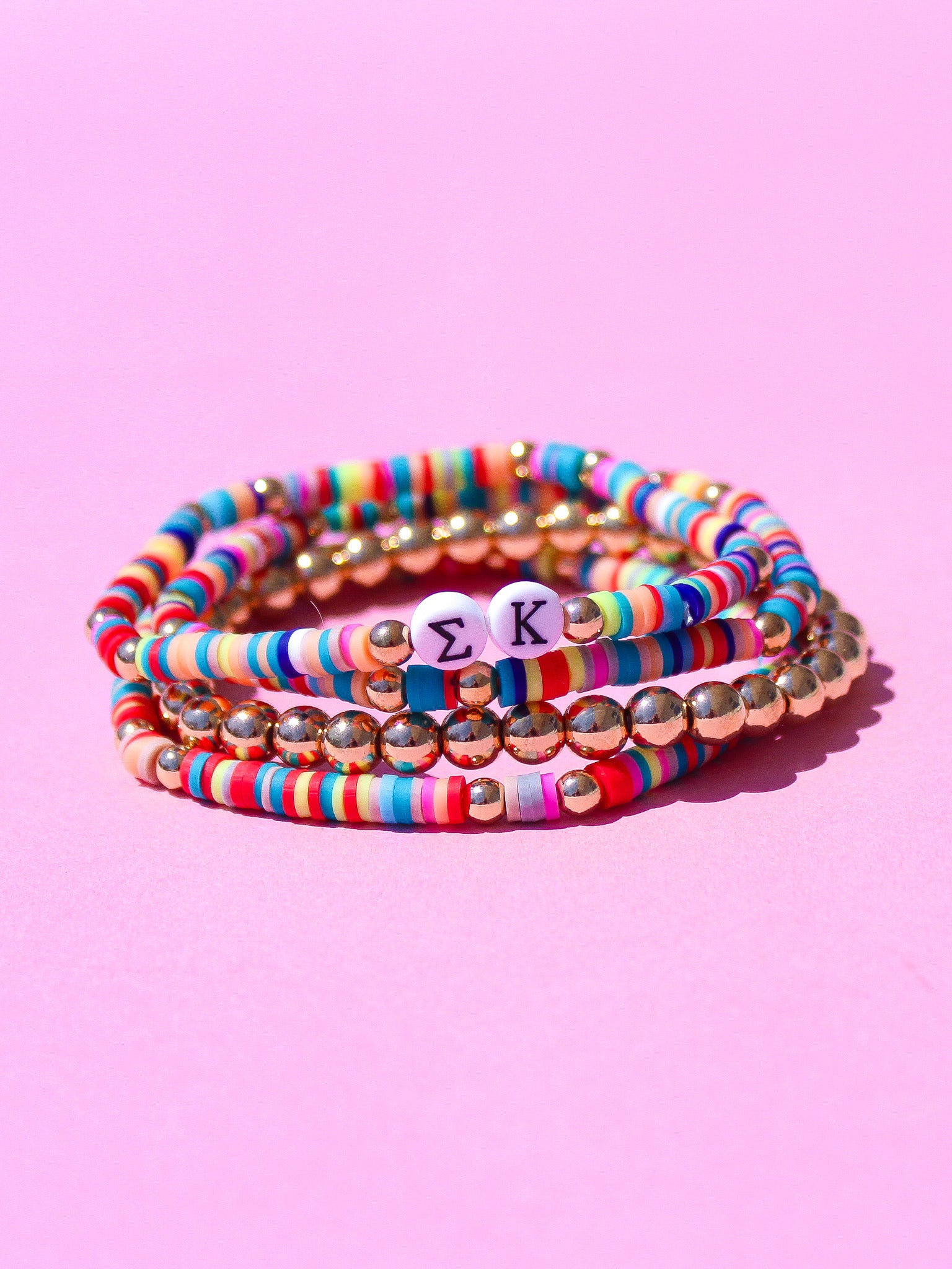 Sigma Kappa Miley Bracelet Stack