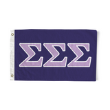 Sigma Sigma Sigma Classic Sorority Flag