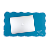 Zeta Tau Alpha Scalloped Sorority Desk Mat