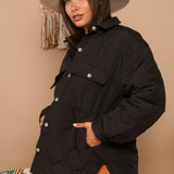 Local Icon Quilted Jacket - Black