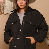 Local Icon Quilted Jacket - Black