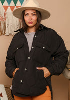 Load image into Gallery viewer, Local Icon Quilted Jacket - Black
