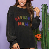 Blessed Mama Long Sleeve