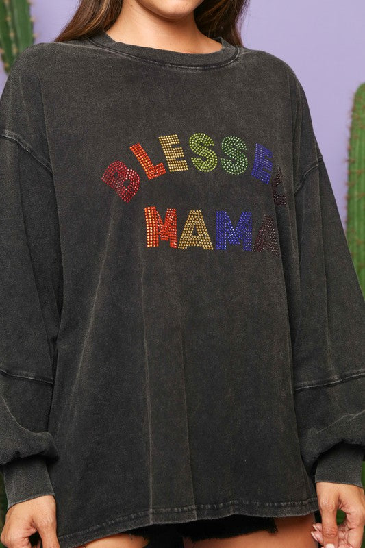 Blessed Mama Long Sleeve