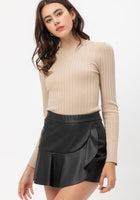 Load image into Gallery viewer, Florence Leather Mini Skirt
