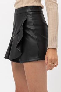 Florence Leather Mini Skirt