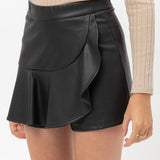 Florence Leather Mini Skirt