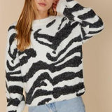 Meg Zebra Sweater