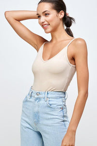 Look Both Ways Bodysuit // Nude