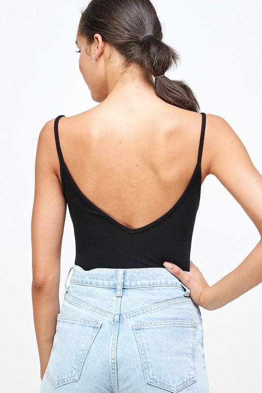 Look Both Ways Bodysuit // Black