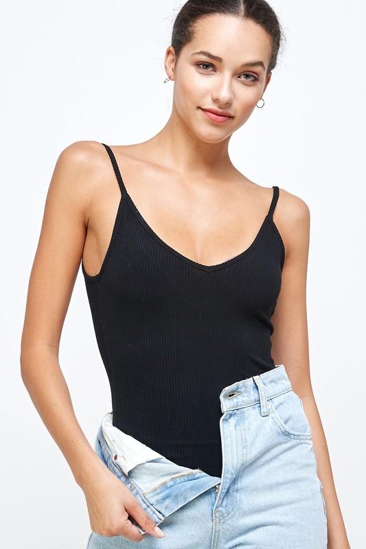 Look Both Ways Bodysuit // Black