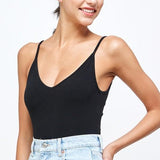Look Both Ways Bodysuit // Black