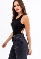 Load image into Gallery viewer, Selma Criss Cross Bodysuit - Black
