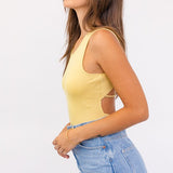 Selma Criss Cross Bodysuit - Gold