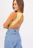 Load image into Gallery viewer, Selma Criss Cross Bodysuit - Gold
