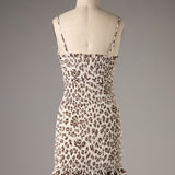 Animal Print Smocked Dress