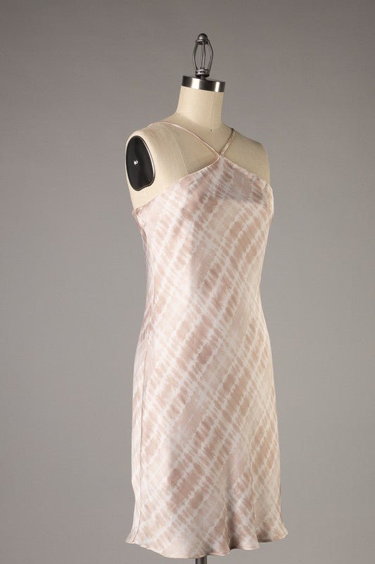 Tie Dye Halter Dress