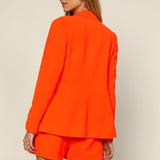 Queen of the Boardroom Blazer - Orange