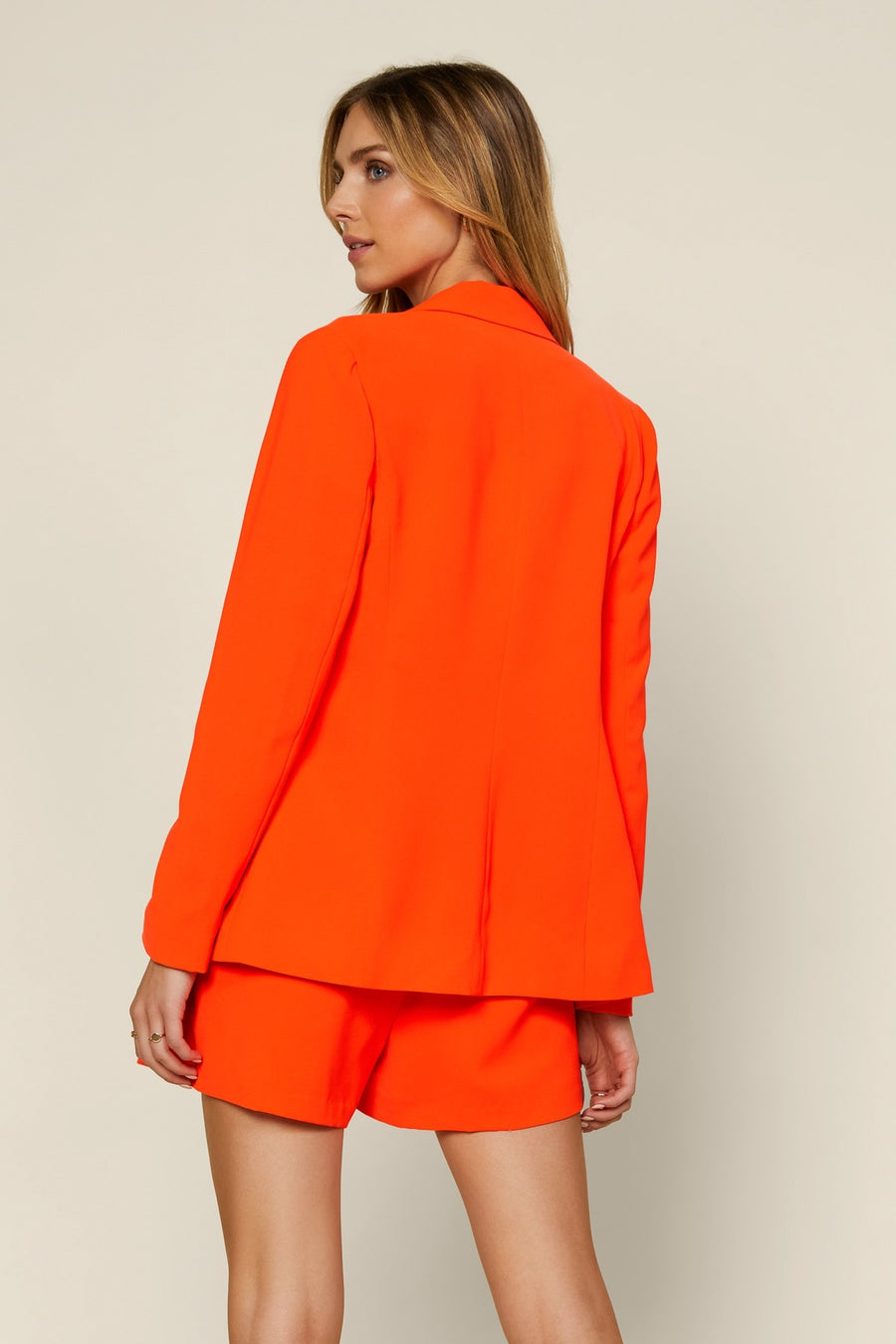 Queen of the Boardroom Blazer - Orange