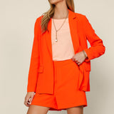 Queen of the Boardroom Blazer - Orange
