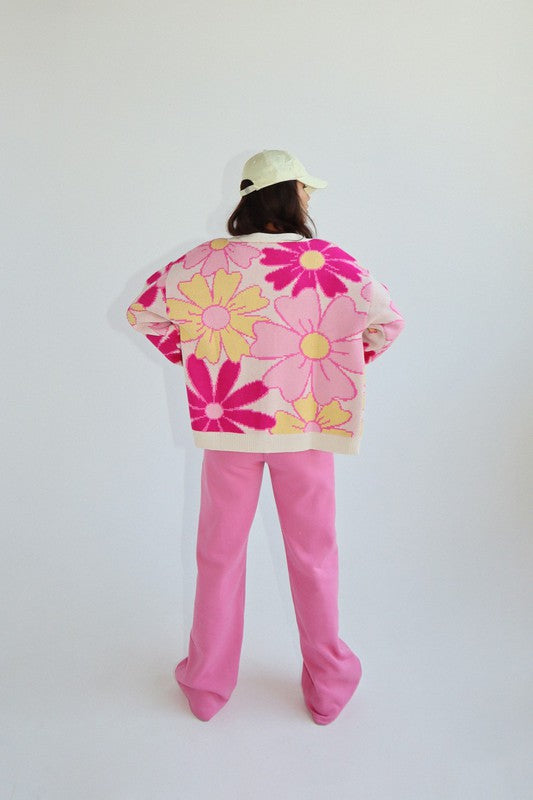 Sweet Nothing Cardigan - Pink