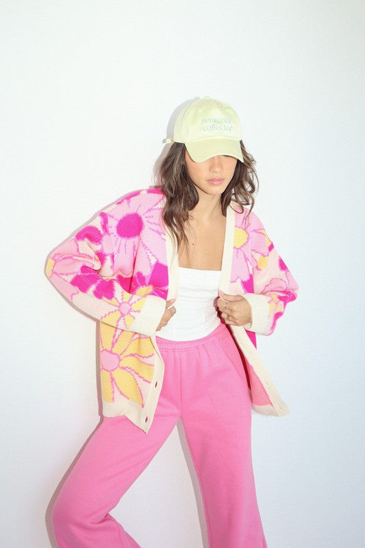 Sweet Nothing Cardigan - Pink