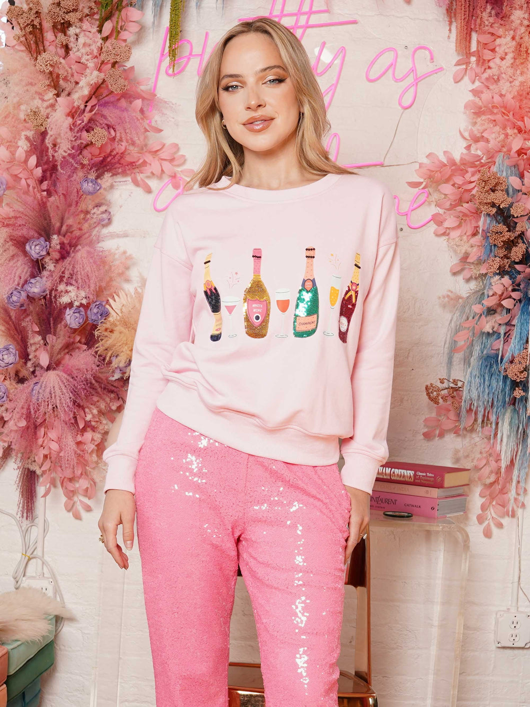 Wine O'Clock Somewhere Crewneck